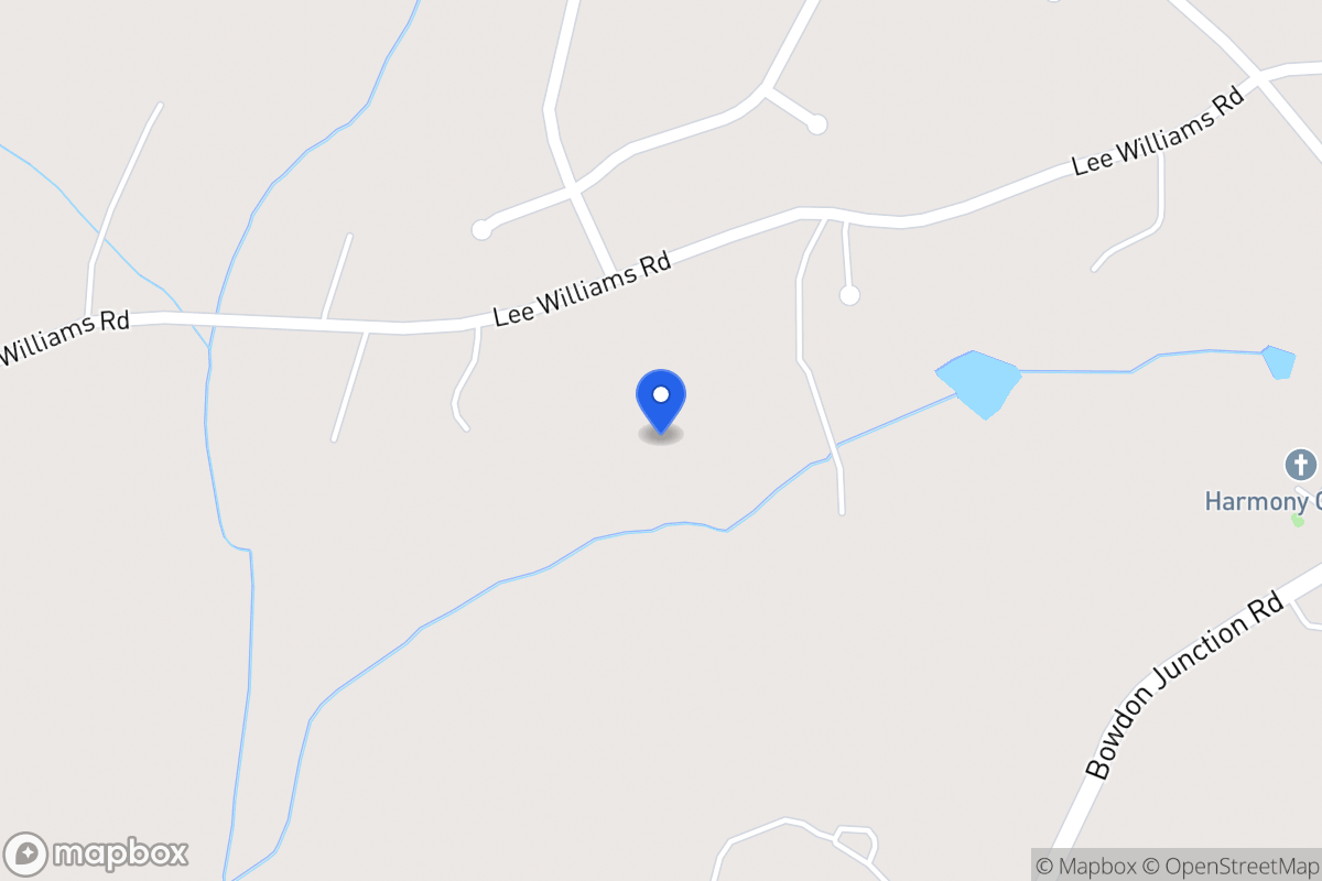Map of 244 Lee Williams Rd