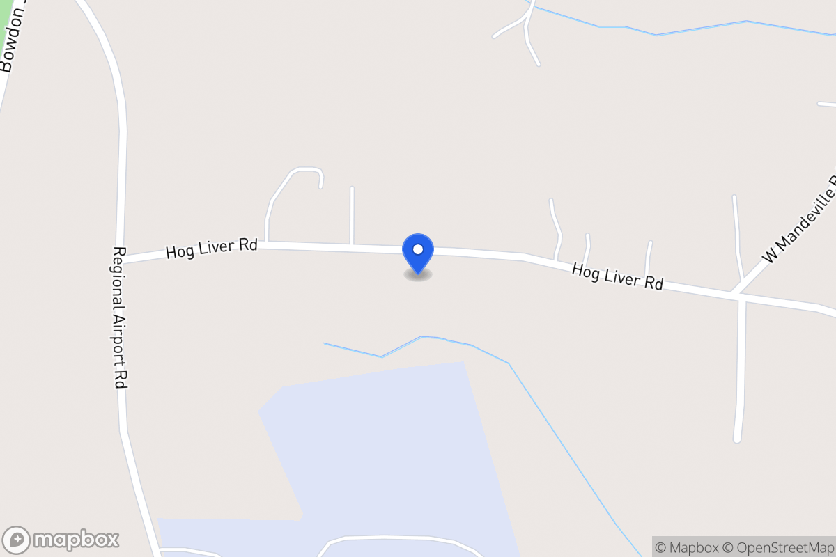 Map of Hog Liver Rd