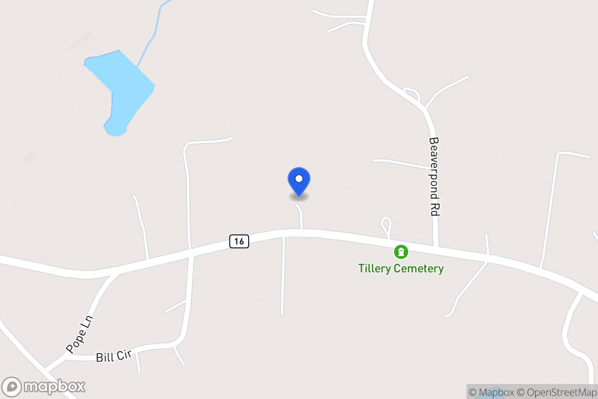 Map of 3095 Mt Zion Rd