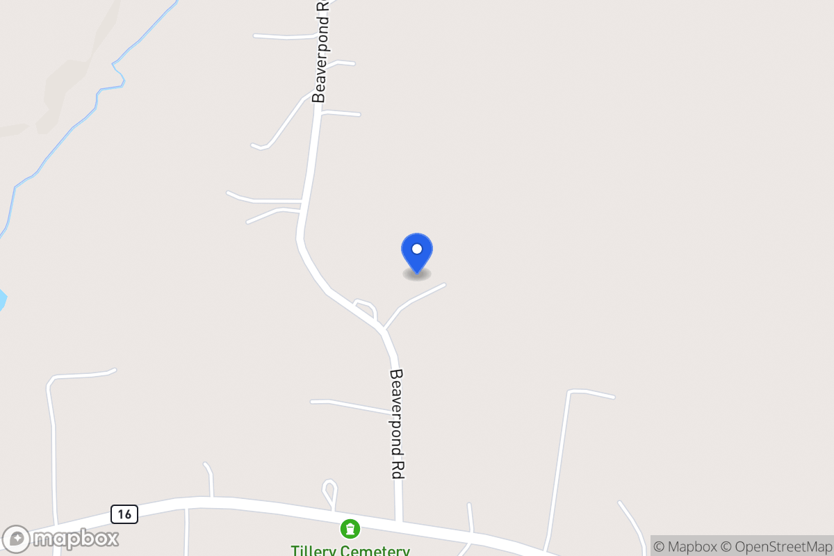 Map of 121 Beaver Pond Rd