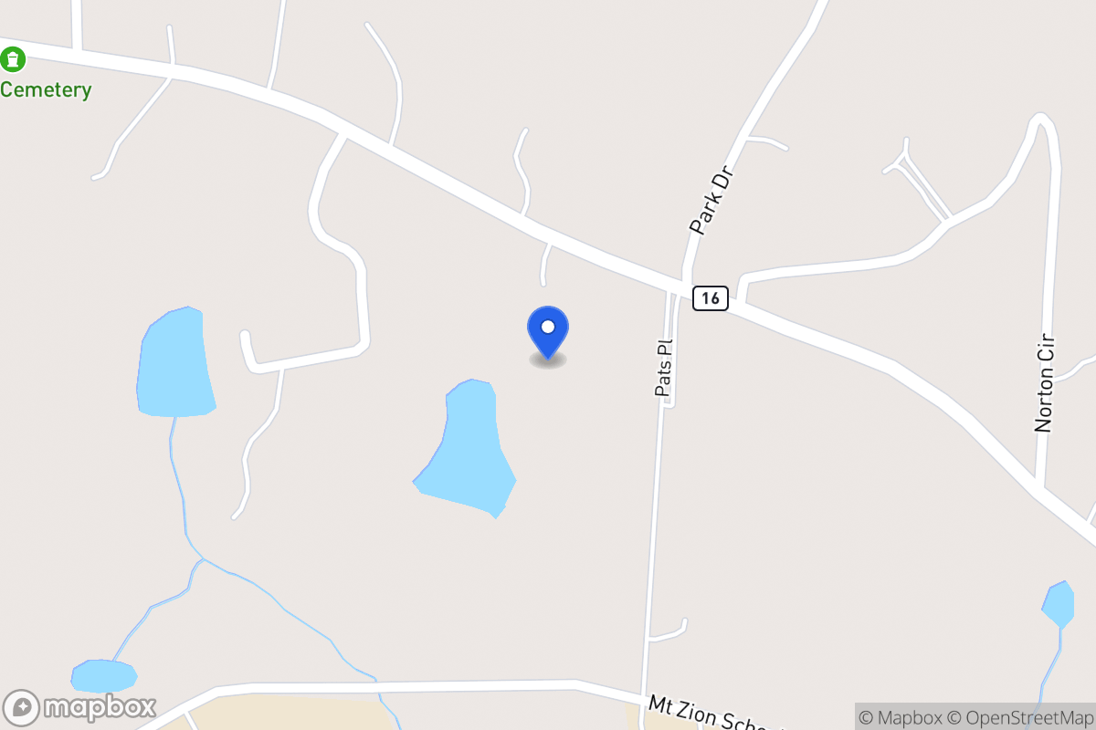 Map of 2812 Mt Zion Rd