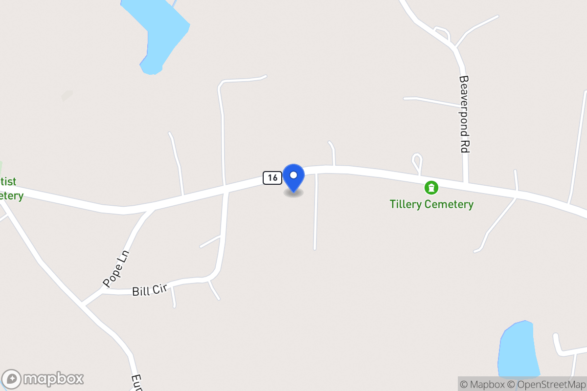 Map of 3126 Mt Zion Rd