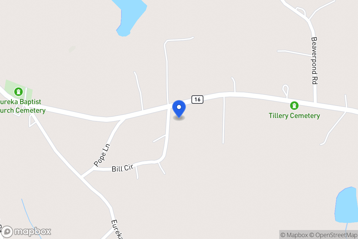 Map of 3160 Mt Zion Rd