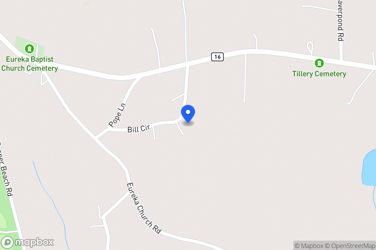 Map of 50 Bill Cir