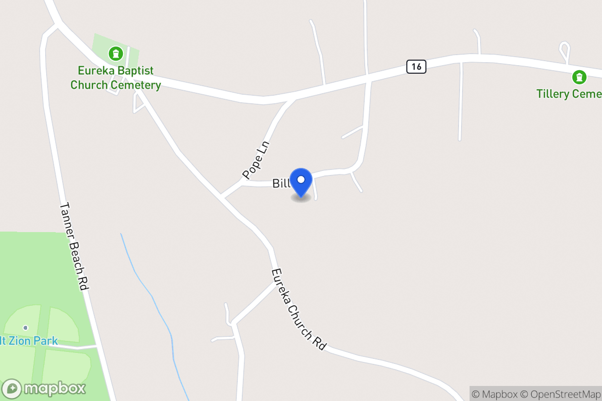 Map of 92 Bill Cir