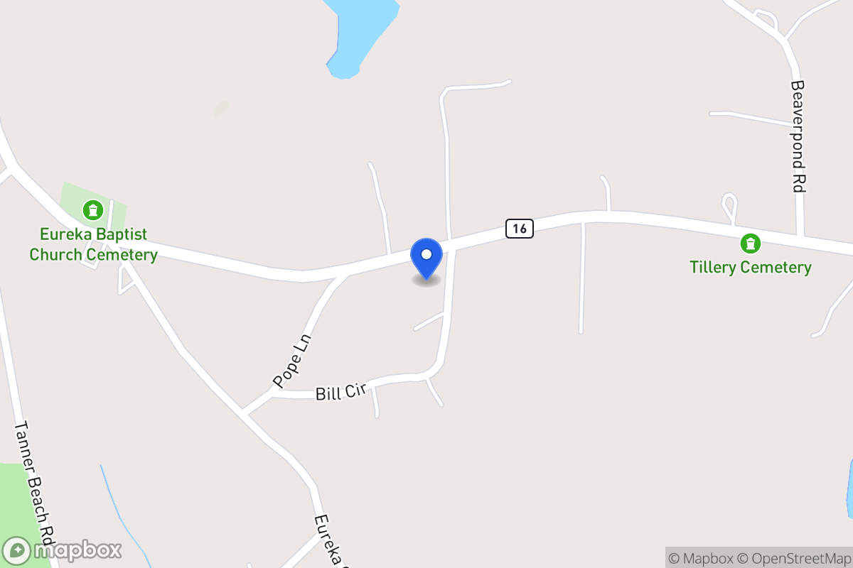 Map of 3186 Mt Zion Rd
