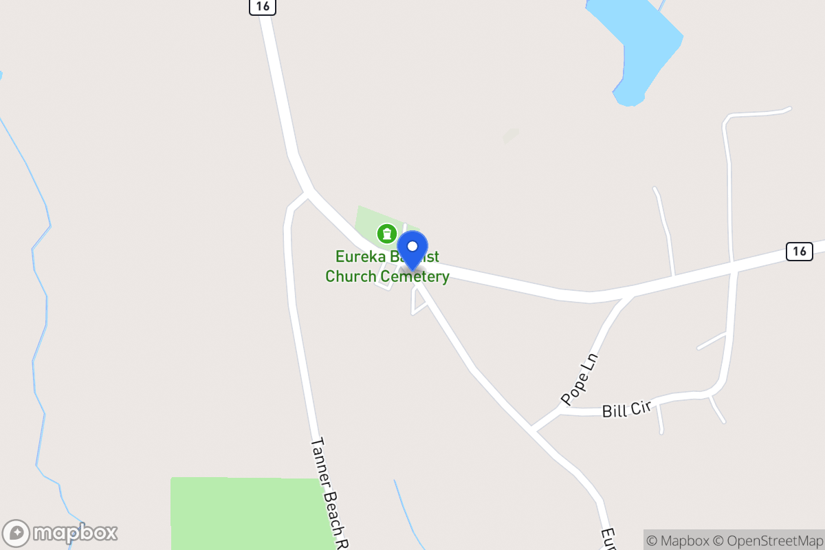 Map of 668 Eureka Church Rd