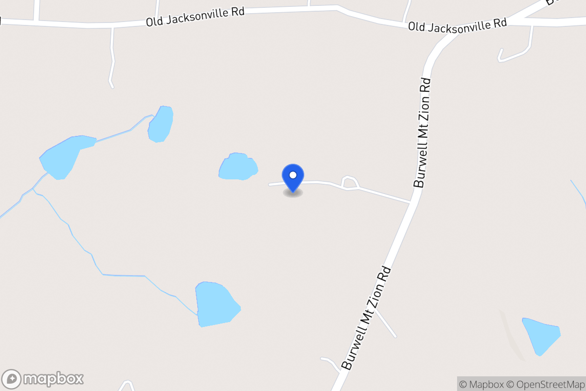 Map of 1994 Burwell Mt Zion Rd