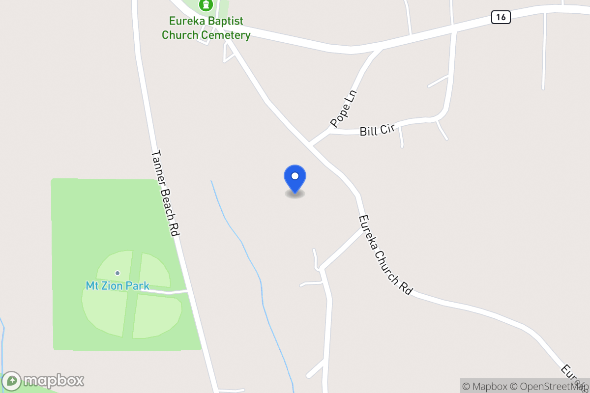 Map of 558 Eureka Church Rd