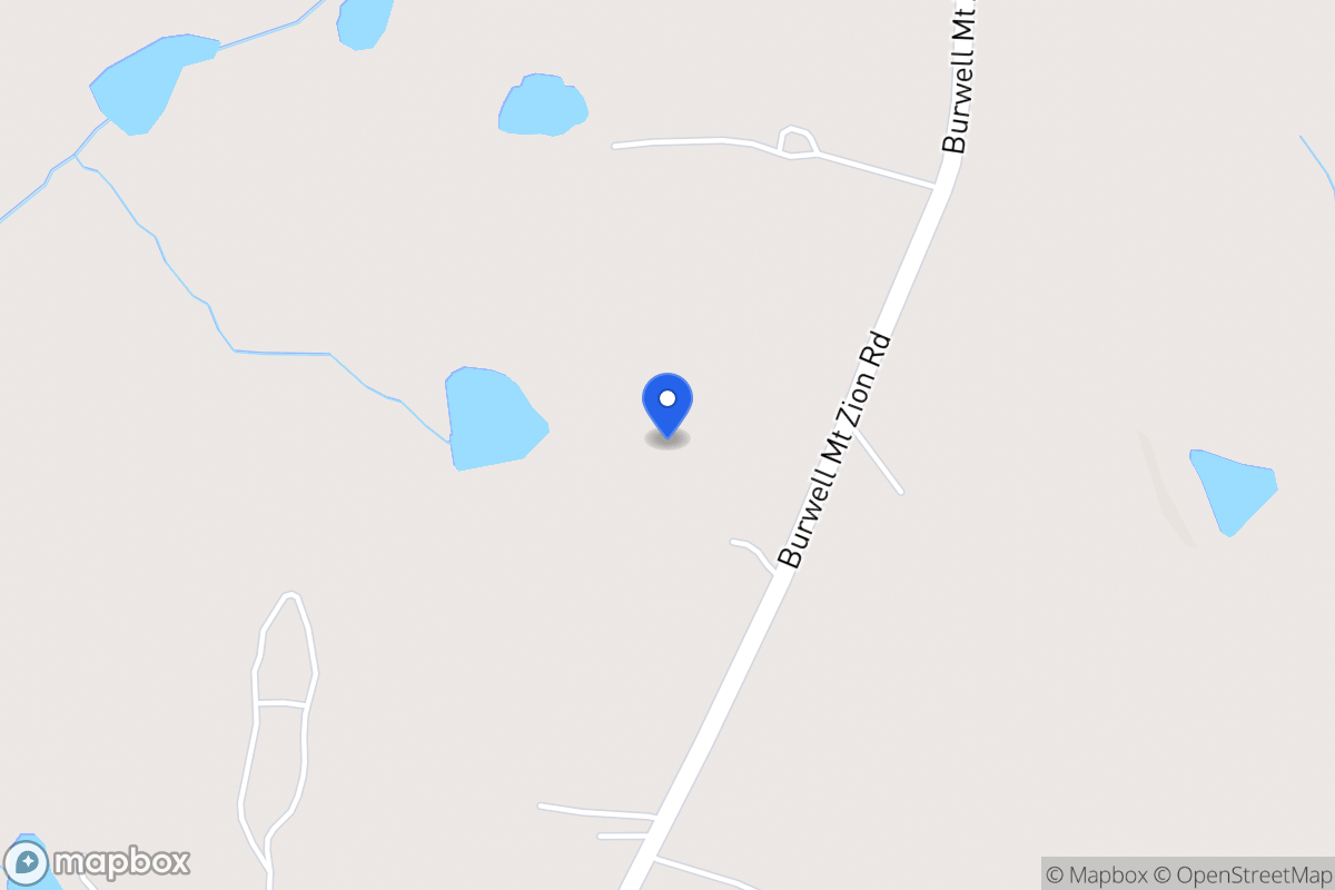 Map of 1844 Burwell Mt Zion Rd