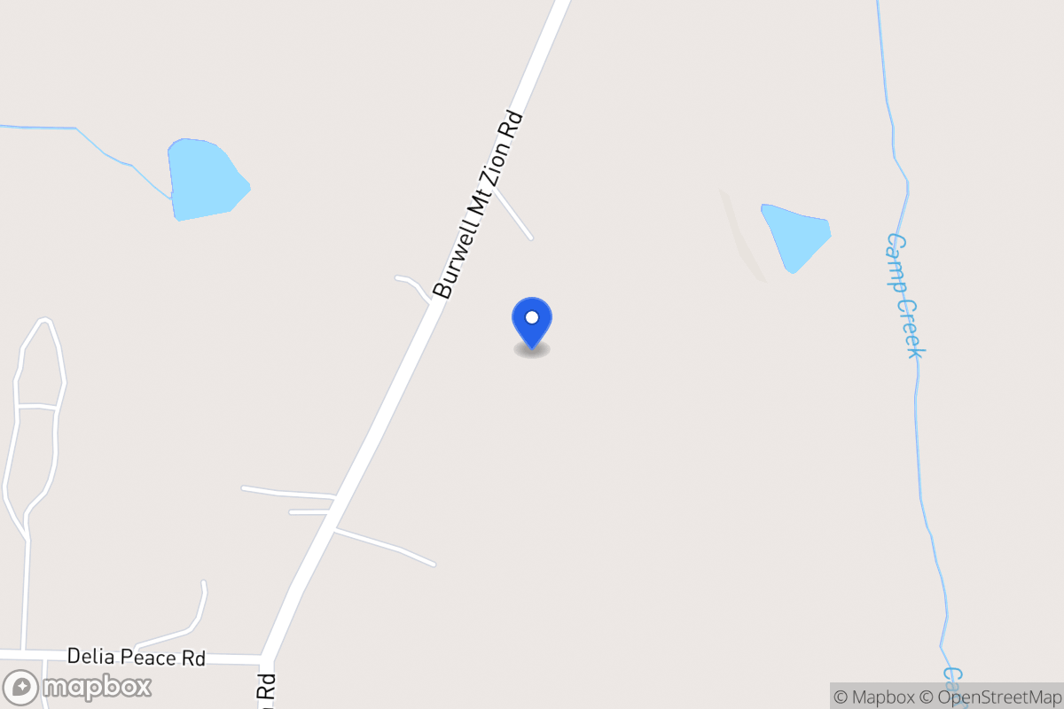 Map of 1855 Burwell Mt Zion Rd