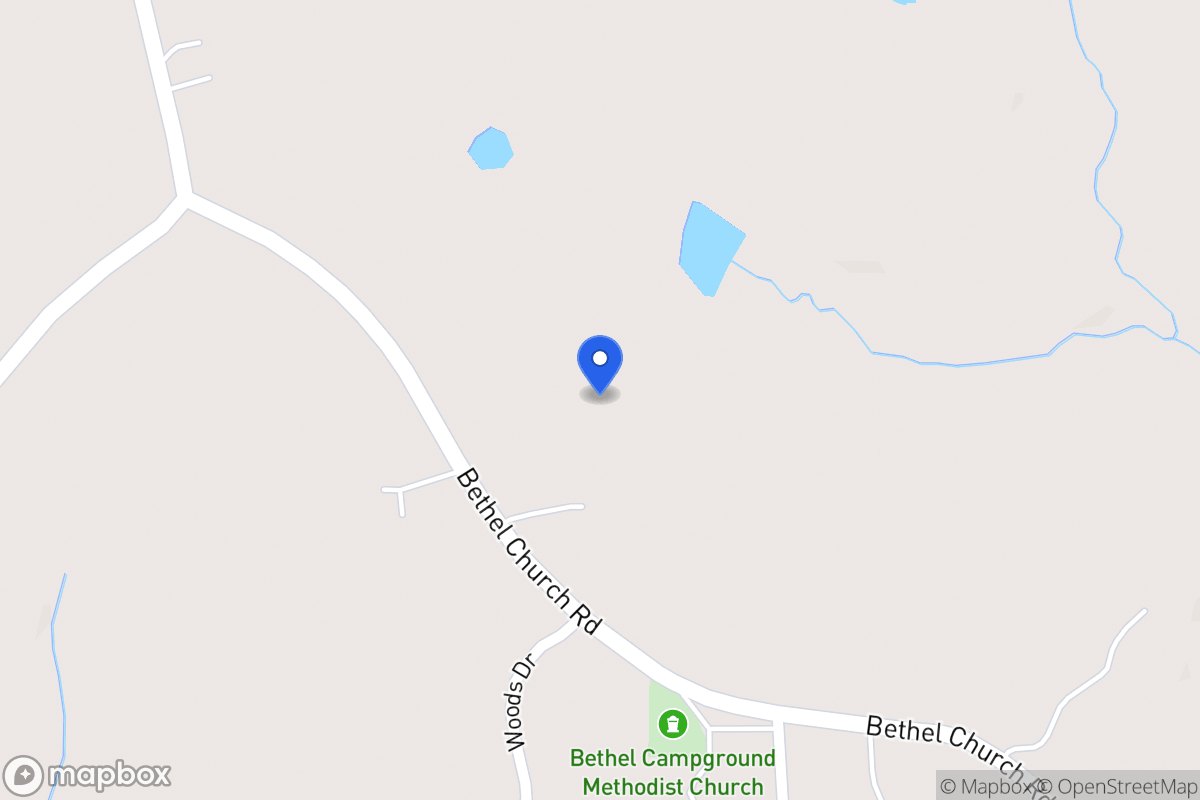Map of 845 Bethel Church Rd