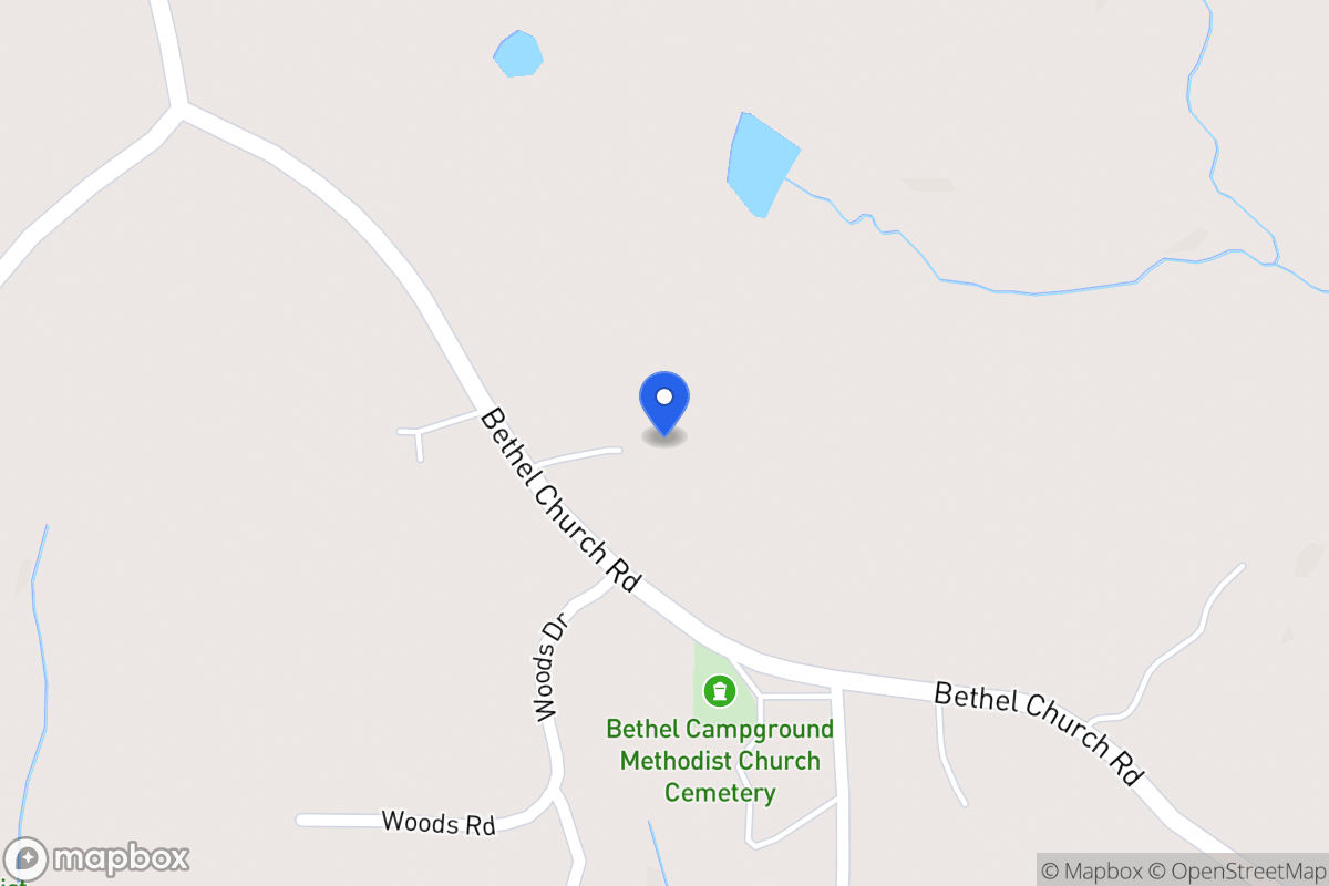 Map of 809 Bethel Church Rd