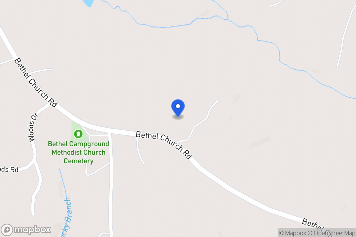 Map of 637 Bethel Church Rd