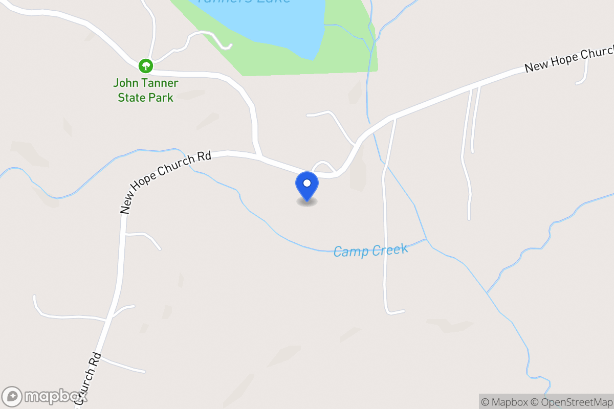 Map of 889 New Hope Church Rd