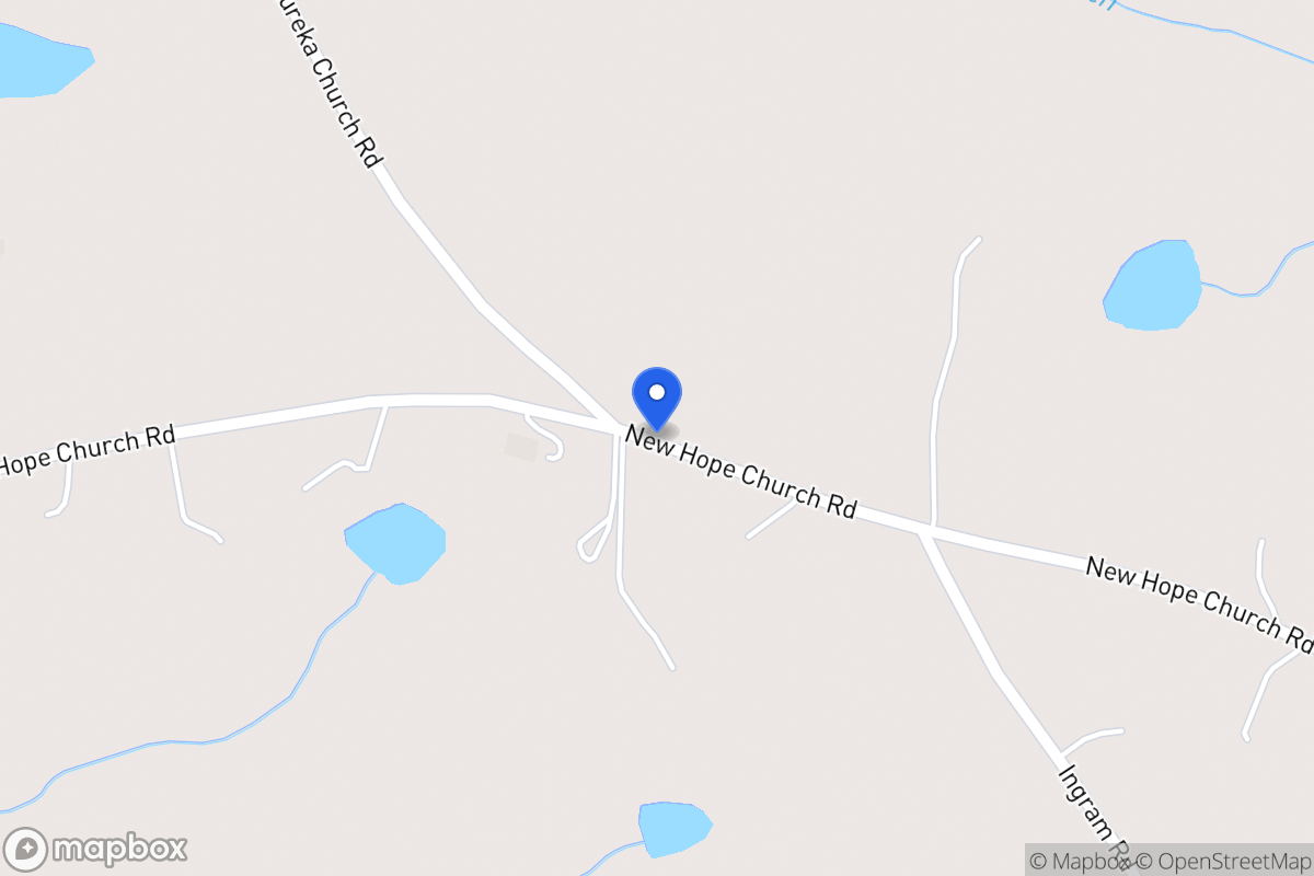 Map of 105 Eureka Church Rd