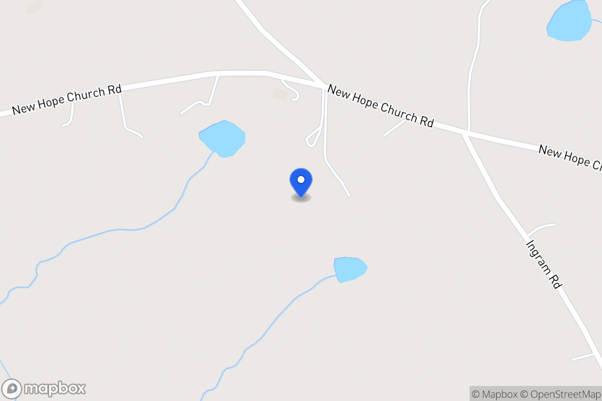 Map of 544 New Hope Church Rd
