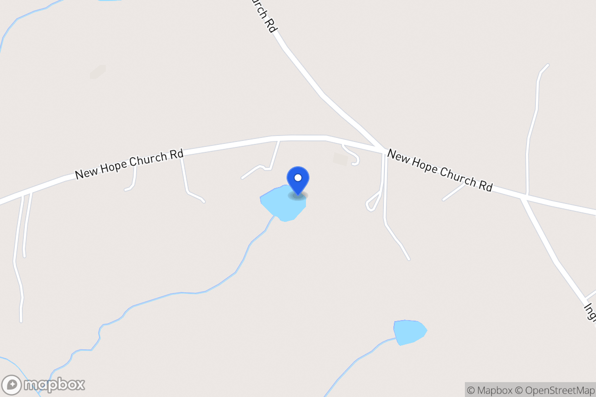 Map of 622 New Hope Church Rd