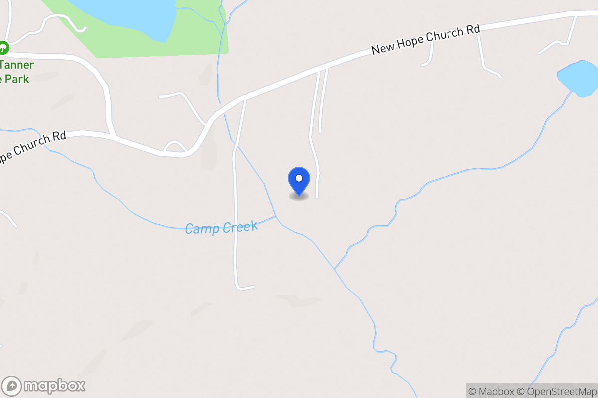Map of 784 New Hope Church Rd