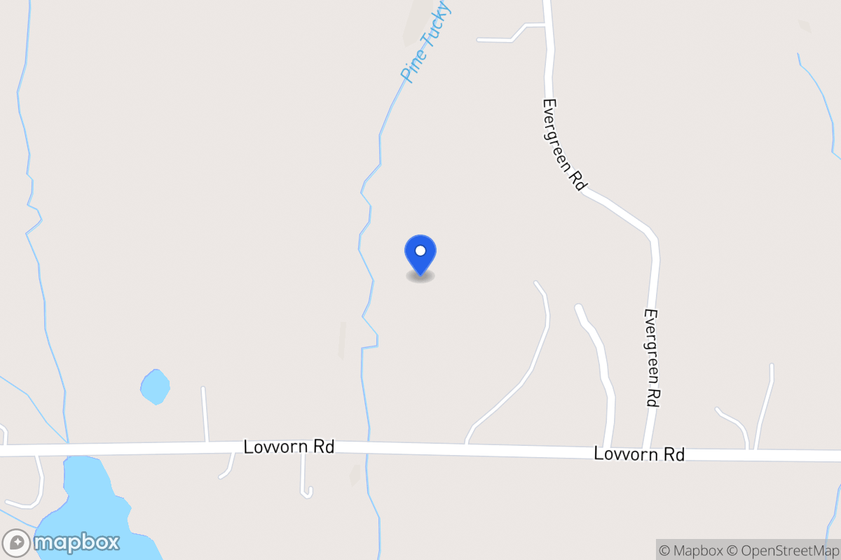 Map of 3347 Lovvorn Rd