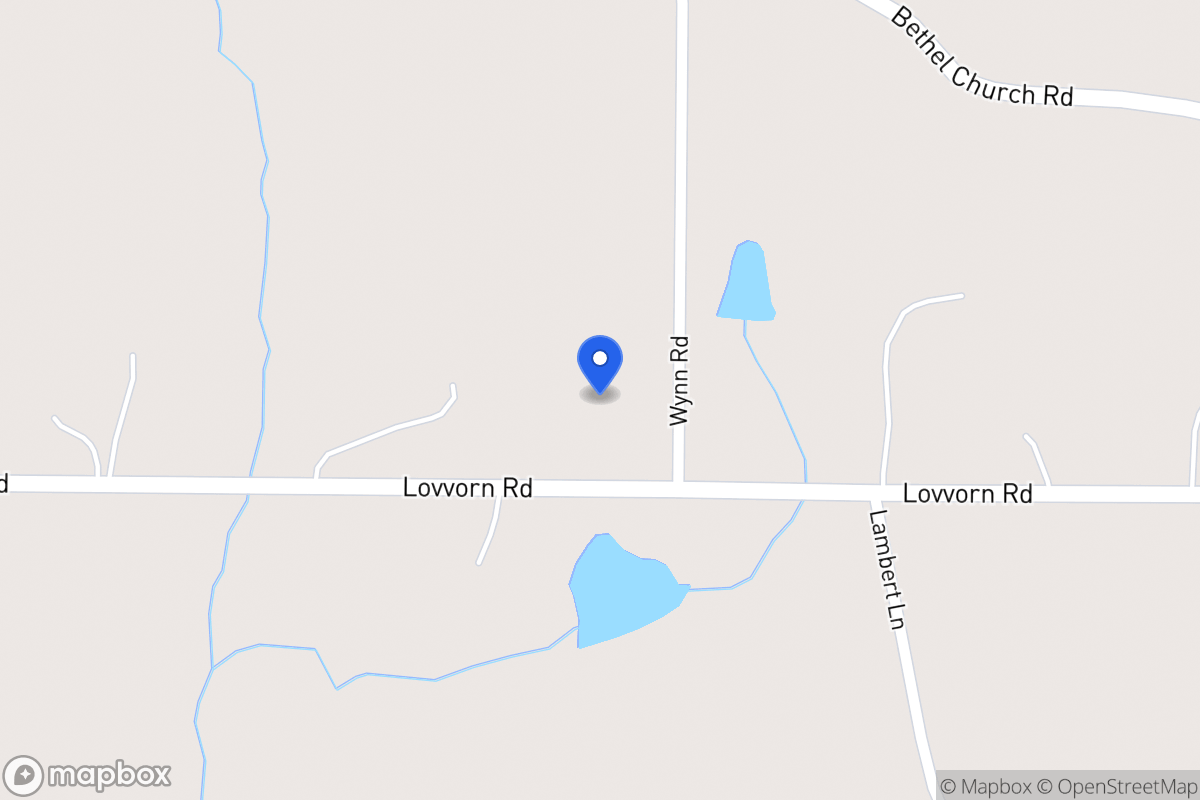 Map of 3087 Lovvorn Rd
