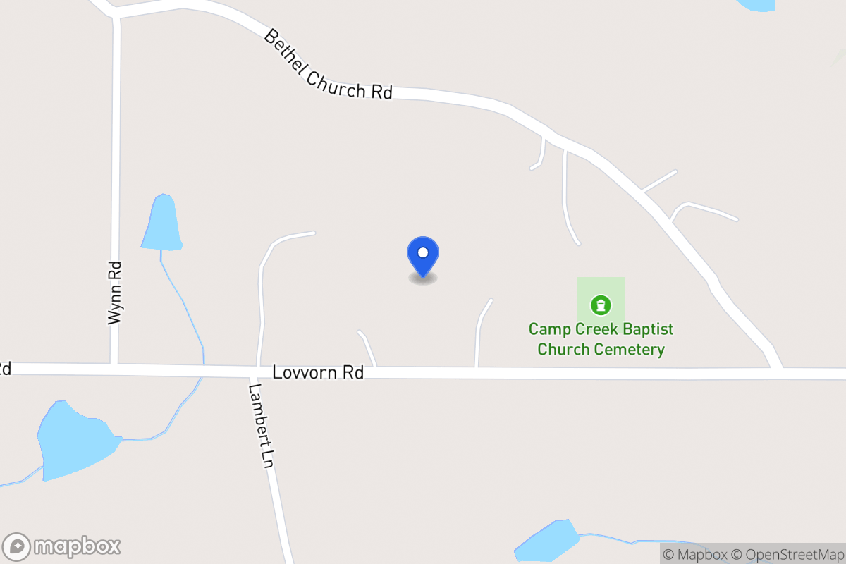 Map of 2909 Lovvorn Rd