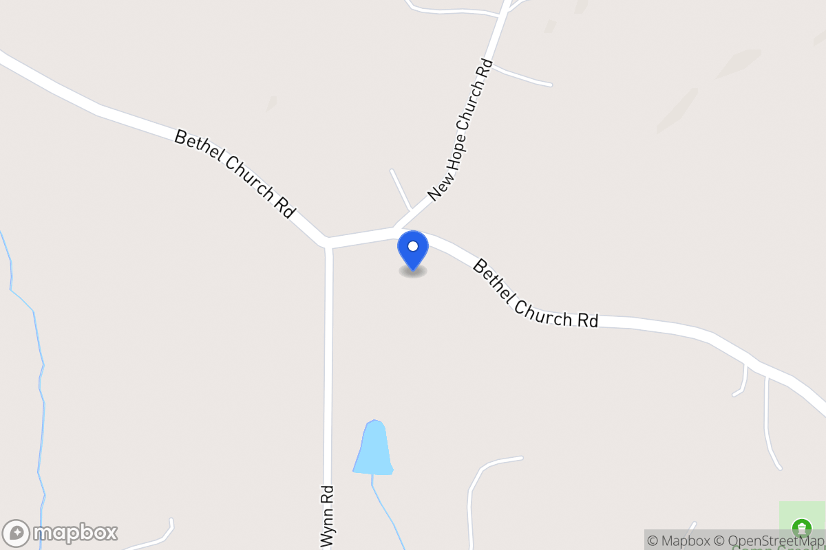 Map of 320 Bethel Church Rd