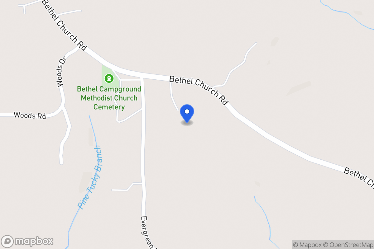 Map of 305 Evergreen Rd