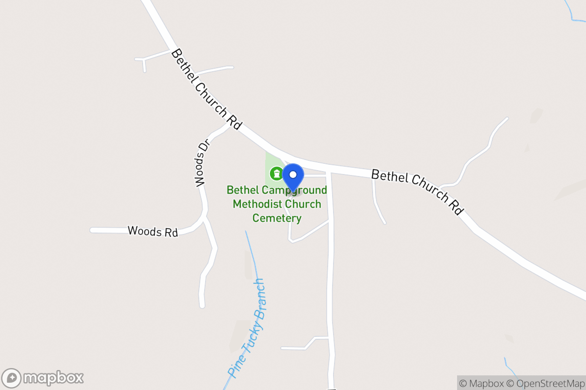 Map of 724 Bethel Church Rd