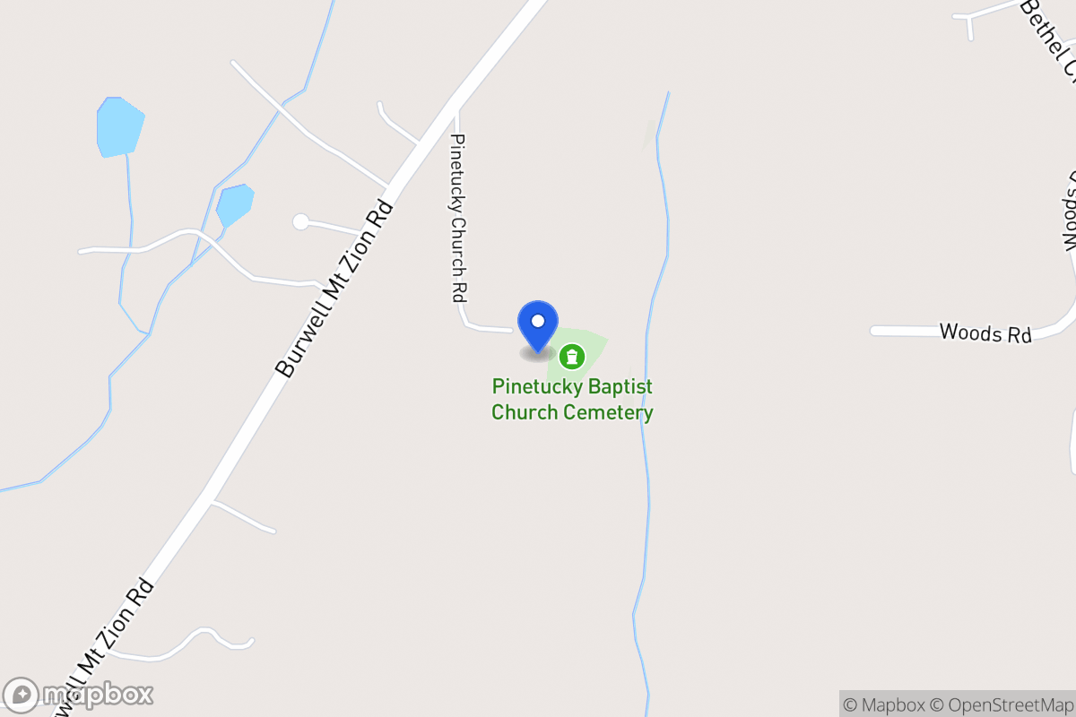 Map of 201 Pinetucky Church Rd