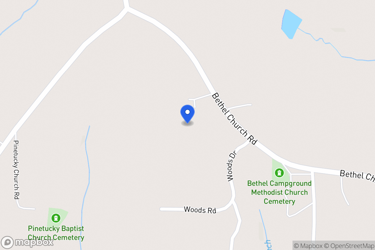 Map of 846 Bethel Church Rd