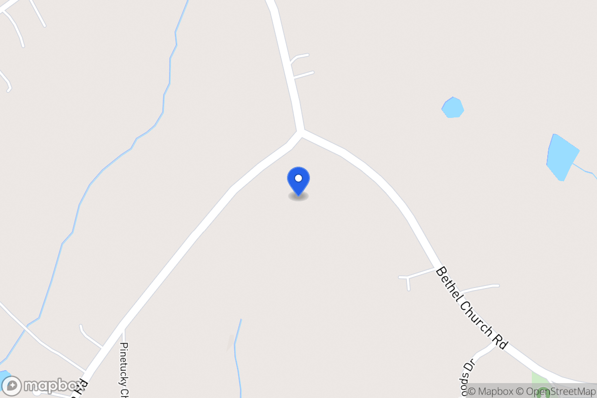 Map of 965 Bethel Church Rd