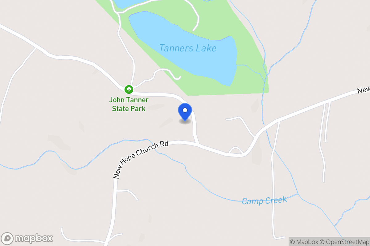 Map of New Hope Church Rd