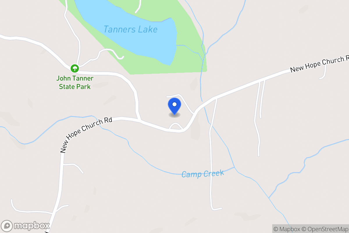 Map of 905 New Hope Church Rd