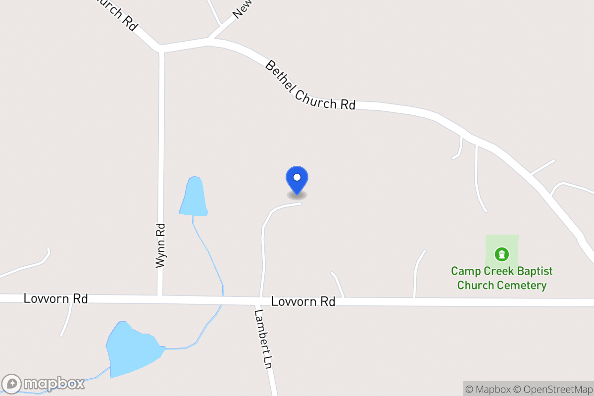 Map of 2985 Lovvorn Rd