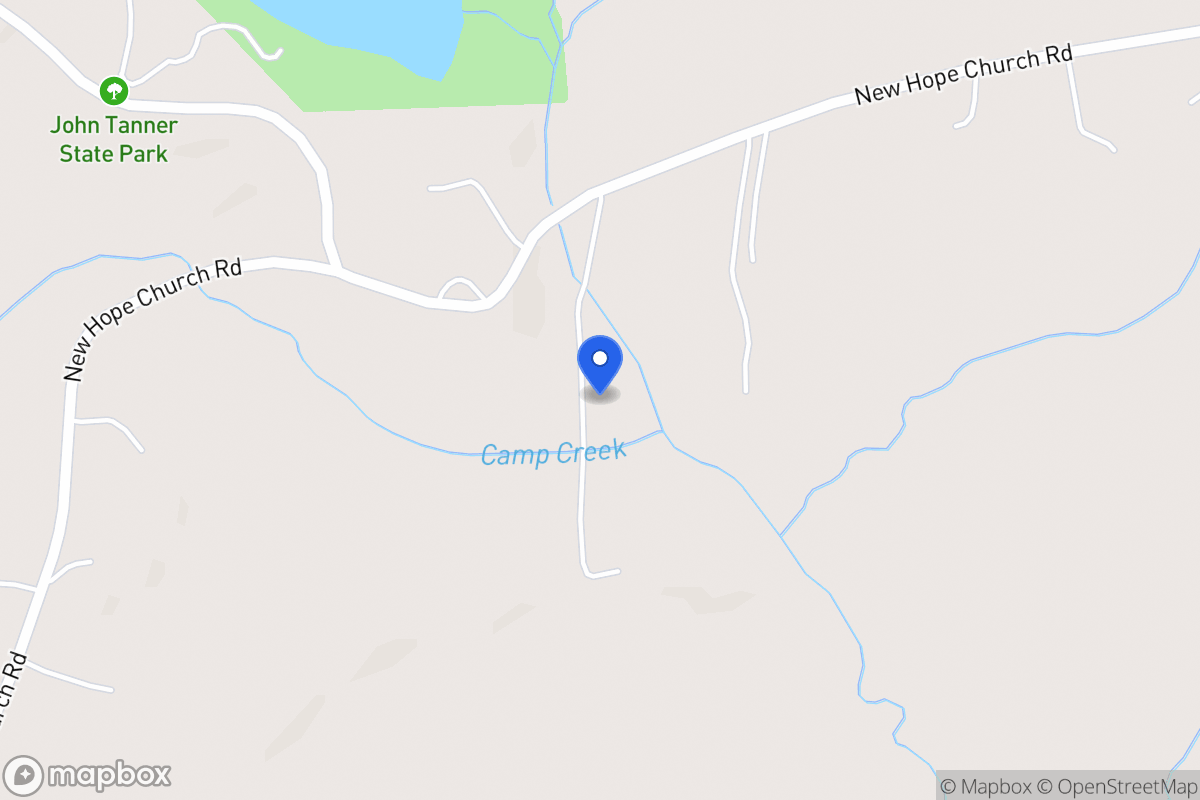 Map of 850 New Hope Church Rd