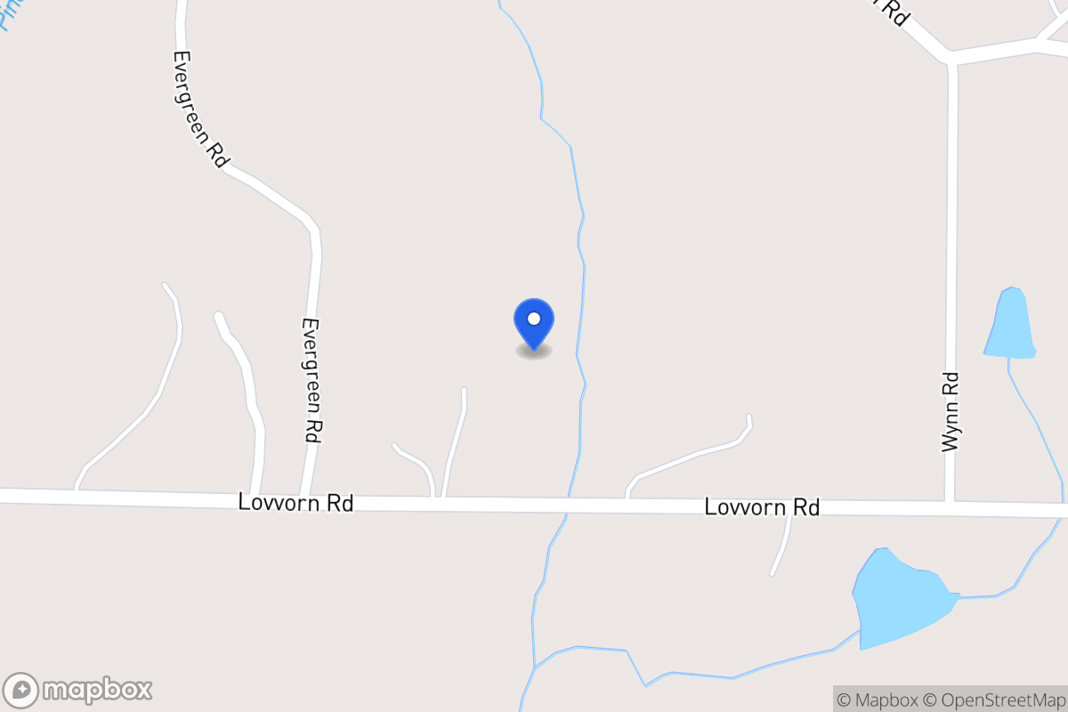 Map of 3235 Lovvorn Rd
