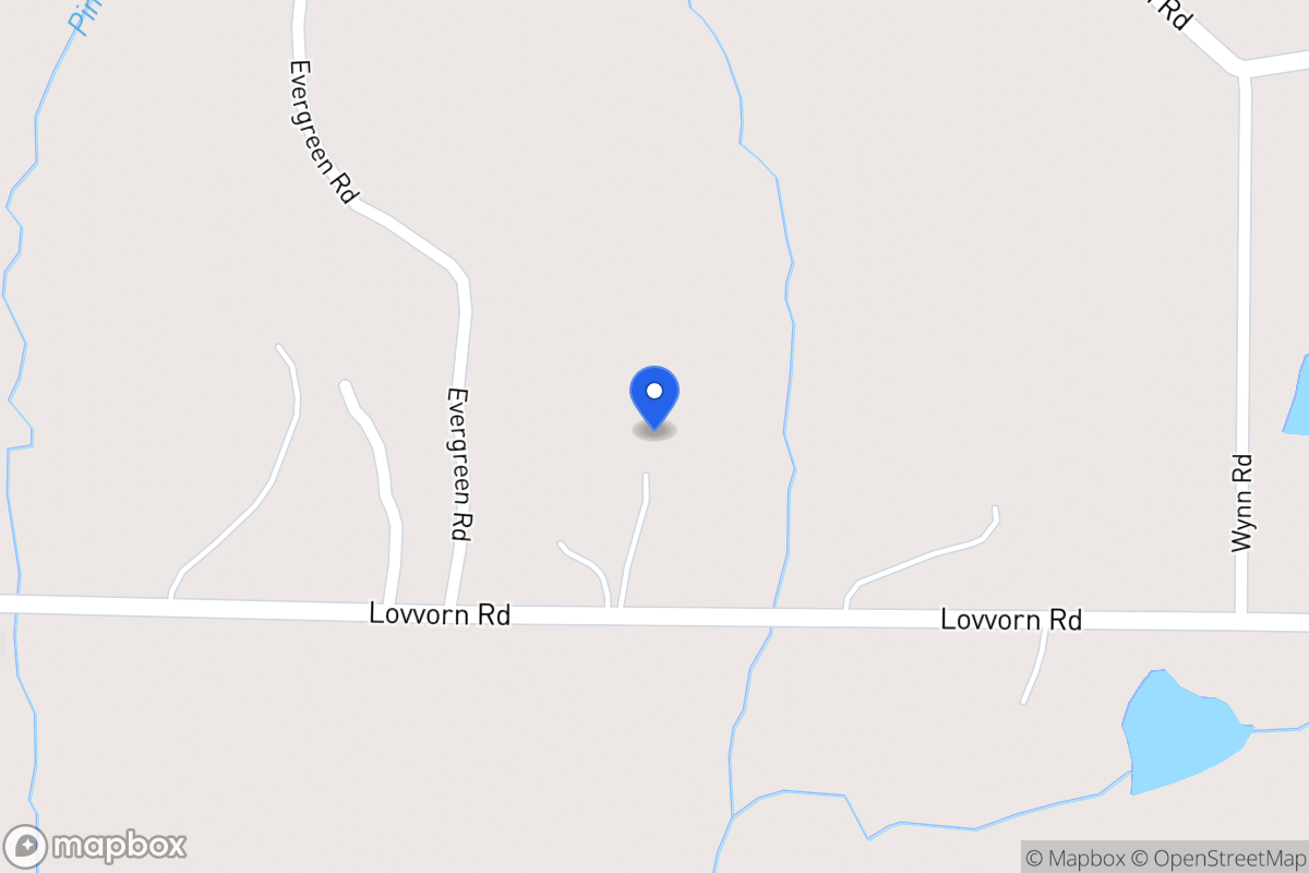 Map of 3257 Lovvorn Rd