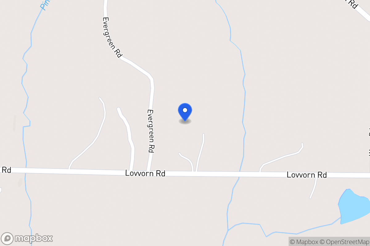Map of 3279 Lovvorn Rd