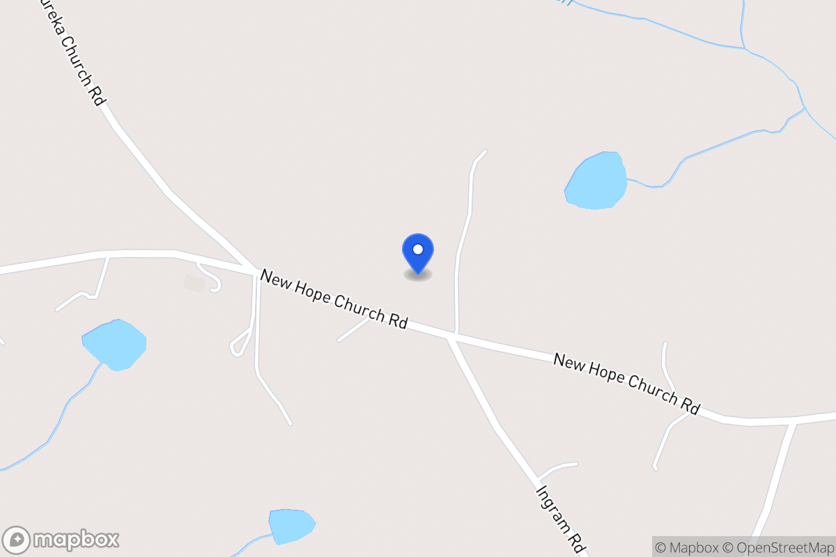 Map of 465 New Hope Church Rd