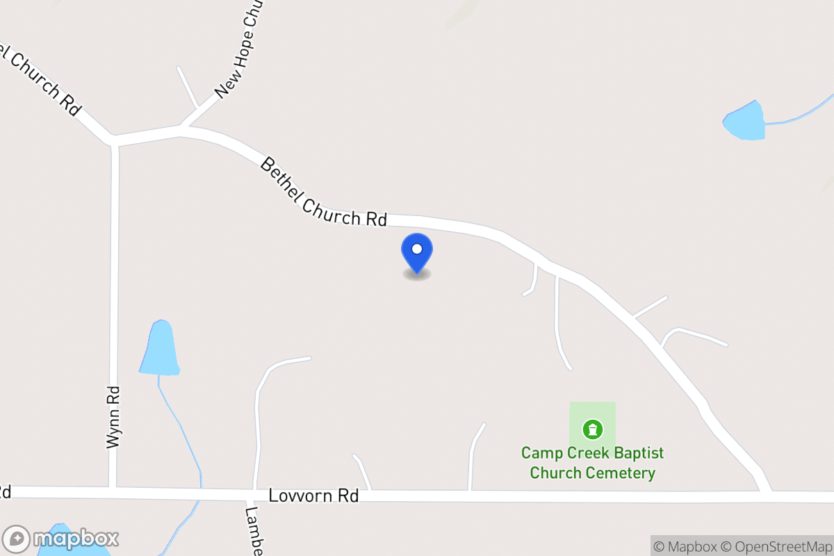 Map of 260 Bethel Church Rd