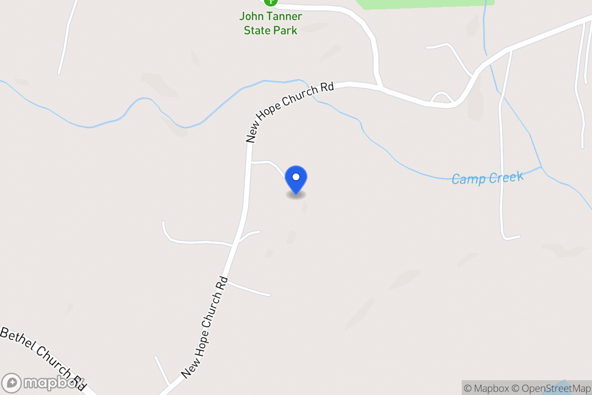 Map of 1084 New Hope Church Rd