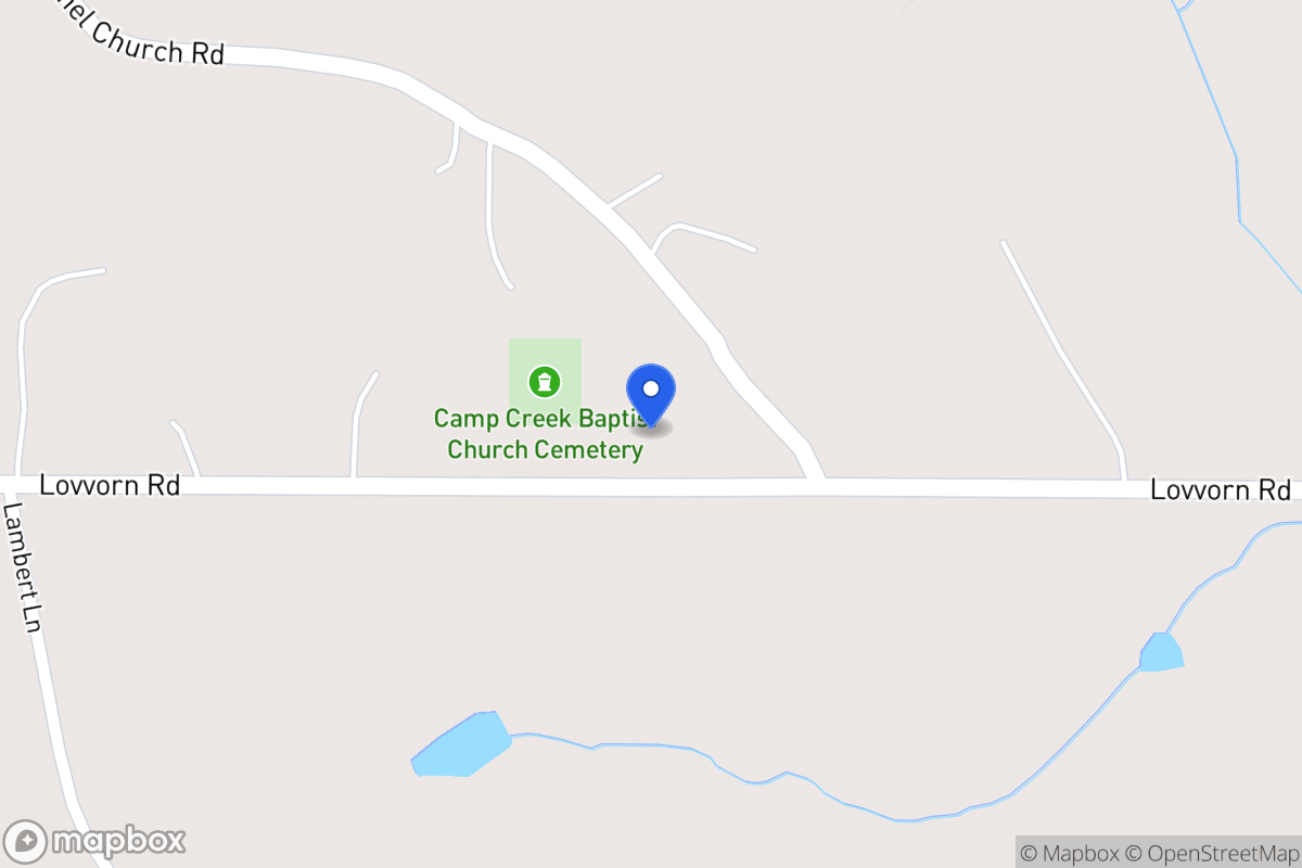 Map of 2821 Lovvorn Rd