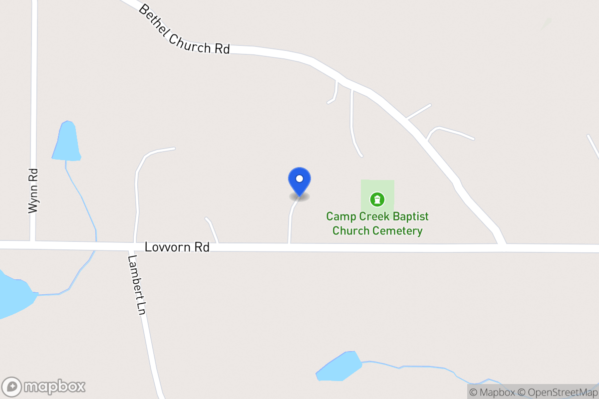 Map of 2887 Lovvorn Rd