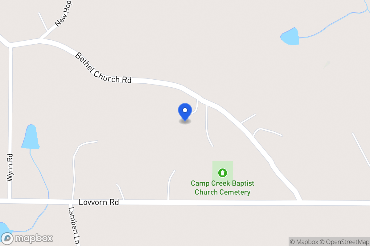 Map of 178 Bethel Church Rd