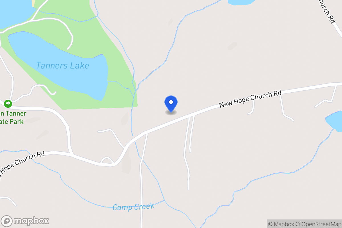 Map of 819 New Hope Church Rd