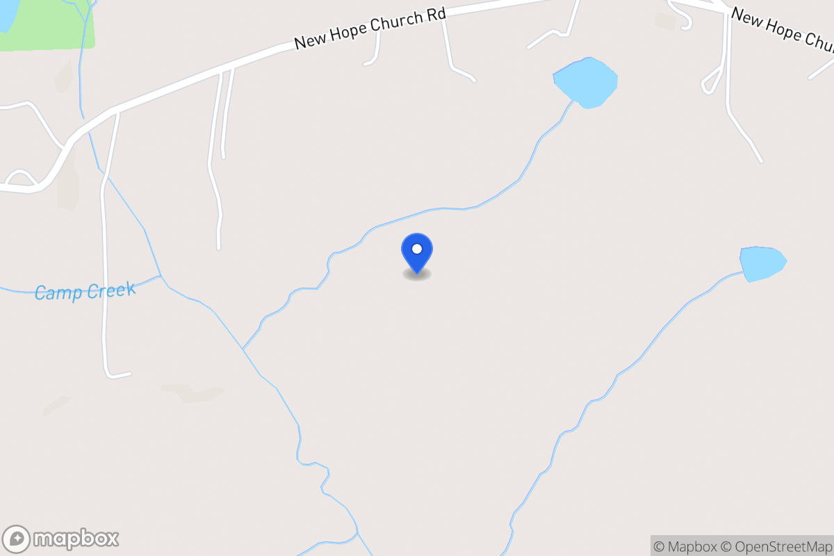 Map of 676 New Hope Church Rd