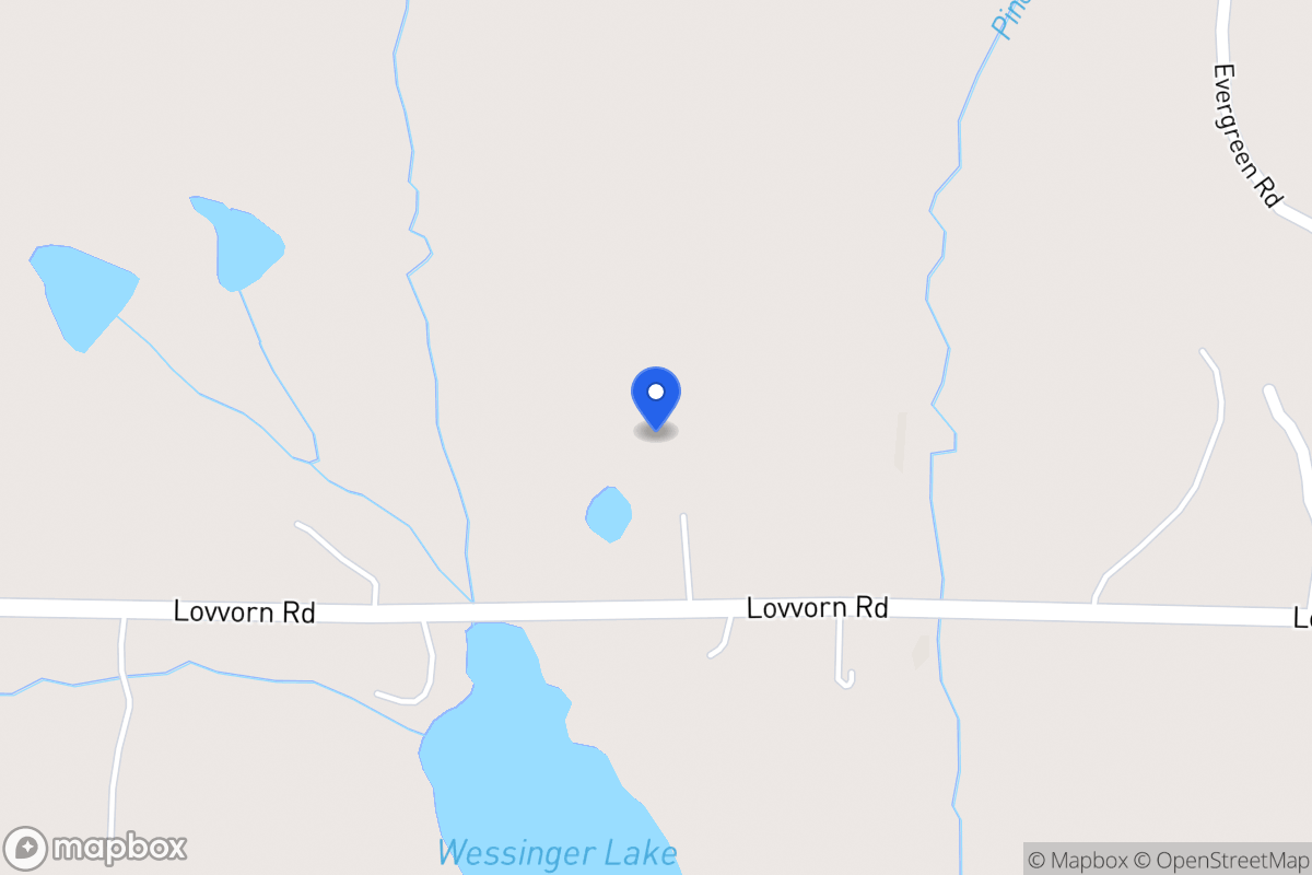 Map of 3531 Lovvorn Rd