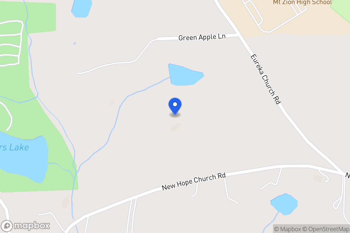 Map of 733 New Hope Church Rd
