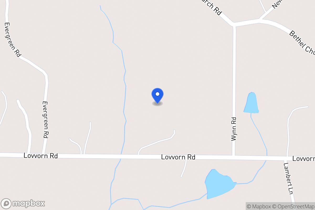 Map of 3201 Lovvorn Rd